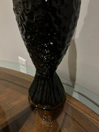 Monumental Blenko Hand-Blown Art Glass Fish Vase American, circa 1970s