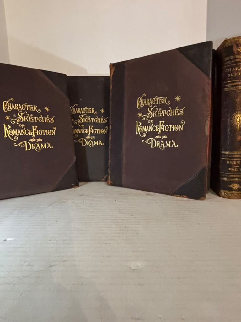 Character Sketches of Romance, Fiction and the Drama Complete Four-Volume Deluxe Illustrated Library Edition Rev. E. Cobham Brewer, LL.D.; edited by Marion Harland Selmar Hess, New York, 1892