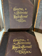 Character Sketches of Romance, Fiction and the Drama Complete Four-Volume Deluxe Illustrated Library Edition Rev. E. Cobham Brewer, LL.D.; edited by Marion Harland Selmar Hess, New York, 1892