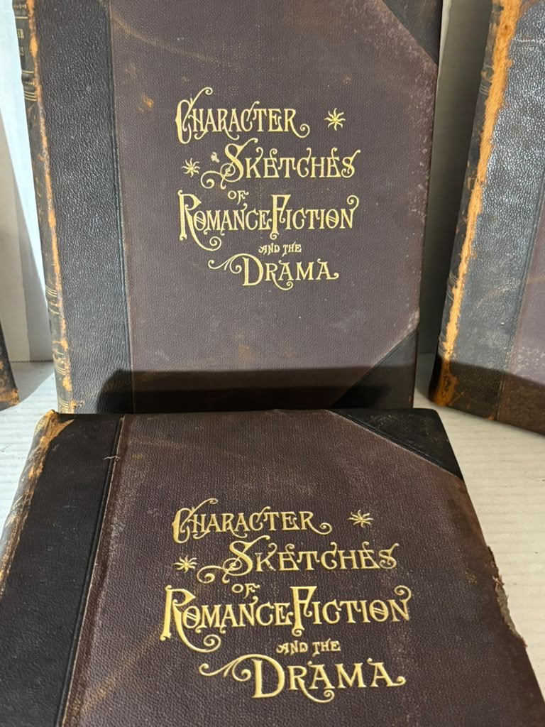 Character Sketches of Romance, Fiction and the Drama Complete Four-Volume Deluxe Illustrated Library Edition Rev. E. Cobham Brewer, LL.D.; edited by Marion Harland Selmar Hess, New York, 1892