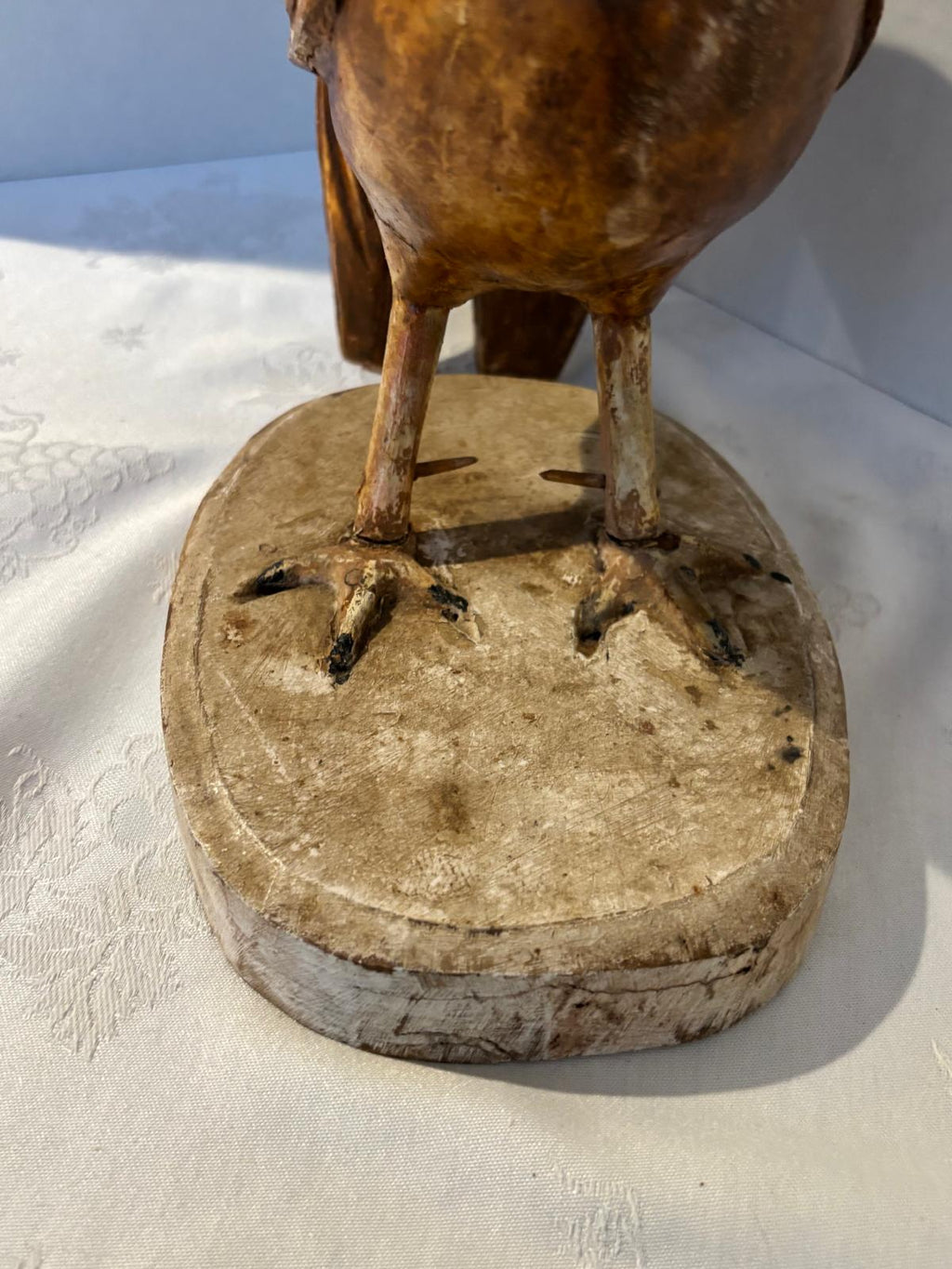 Exceptional Carved and Painted Folk Art Rooster  New England, Circa 1900–1930