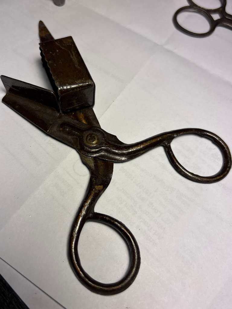 Lot Of Eight English Candle Wick Trimmers (Candle Snuffers) 18th-19th Century