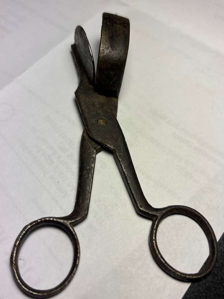 Lot Of Eight English Candle Wick Trimmers (Candle Snuffers) 18th-19th Century