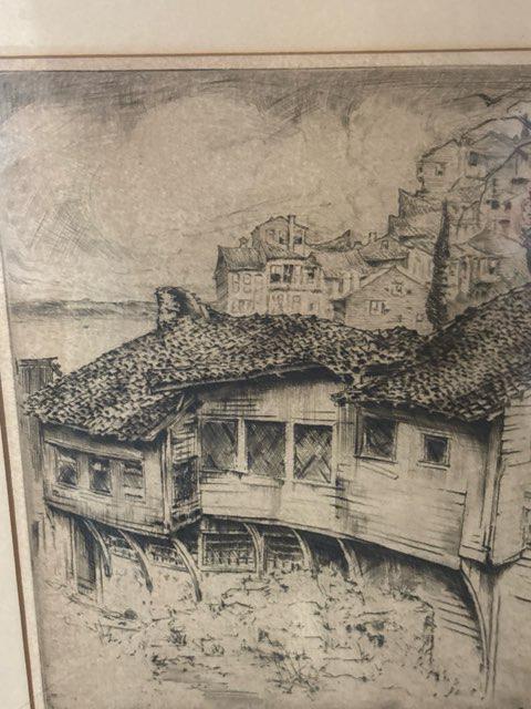 ERNEST D. ROTH (1879–1964)
Exceptional Early Pencil-Signed Etching, Dated 1908