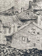 ERNEST D. ROTH (1879–1964)
Exceptional Early Pencil-Signed Etching, Dated 1908