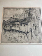 ERNEST D. ROTH (1879–1964)
Exceptional Early Pencil-Signed Etching, Dated 1908