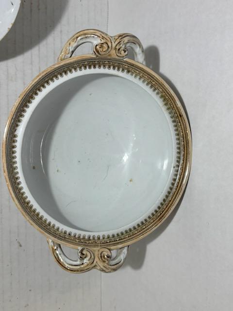 English Neoclassical Staffordshire Covered Sauce Tureen