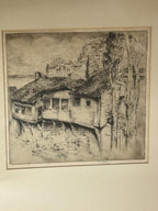 ERNEST D. ROTH (1879–1964)
Exceptional Early Pencil-Signed Etching, Dated 1908