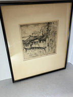 ERNEST D. ROTH (1879–1964)
Exceptional Early Pencil-Signed Etching, Dated 1908