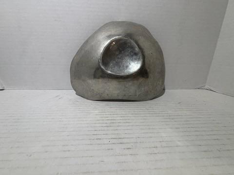 Gene Lesch Free-Form Modernist Pewter Dish
American, circa 1965–1975