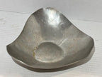 Gene Lesch Free-Form Modernist Pewter Dish
American, circa 1965–1975