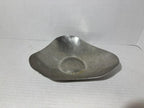 Gene Lesch Free-Form Modernist Pewter Dish
American, circa 1965–1975