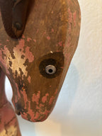 Painted Wooden Horse Figure | Early 20th century