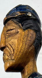 Expressive American Folk Art Soldier Figure, dated 1862