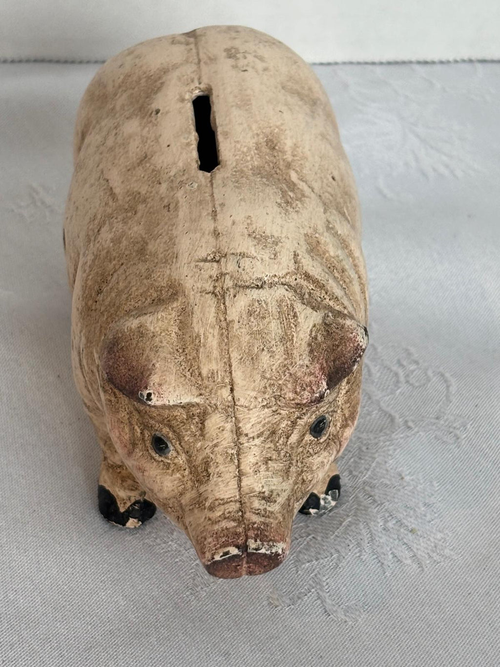 Cast Metal Pig Figure | Still Bank