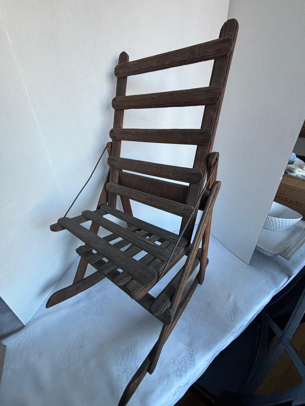 Miniature Slat-Back Rocking Chair