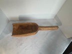 Antique Hand-Carved Wooden Grain Scoop / Trencher Ladle