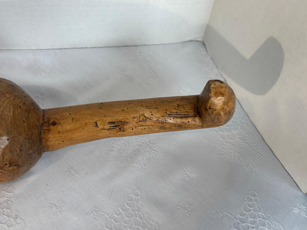 Antique Hand-Carved Wooden Grain Scoop / Trencher Ladle