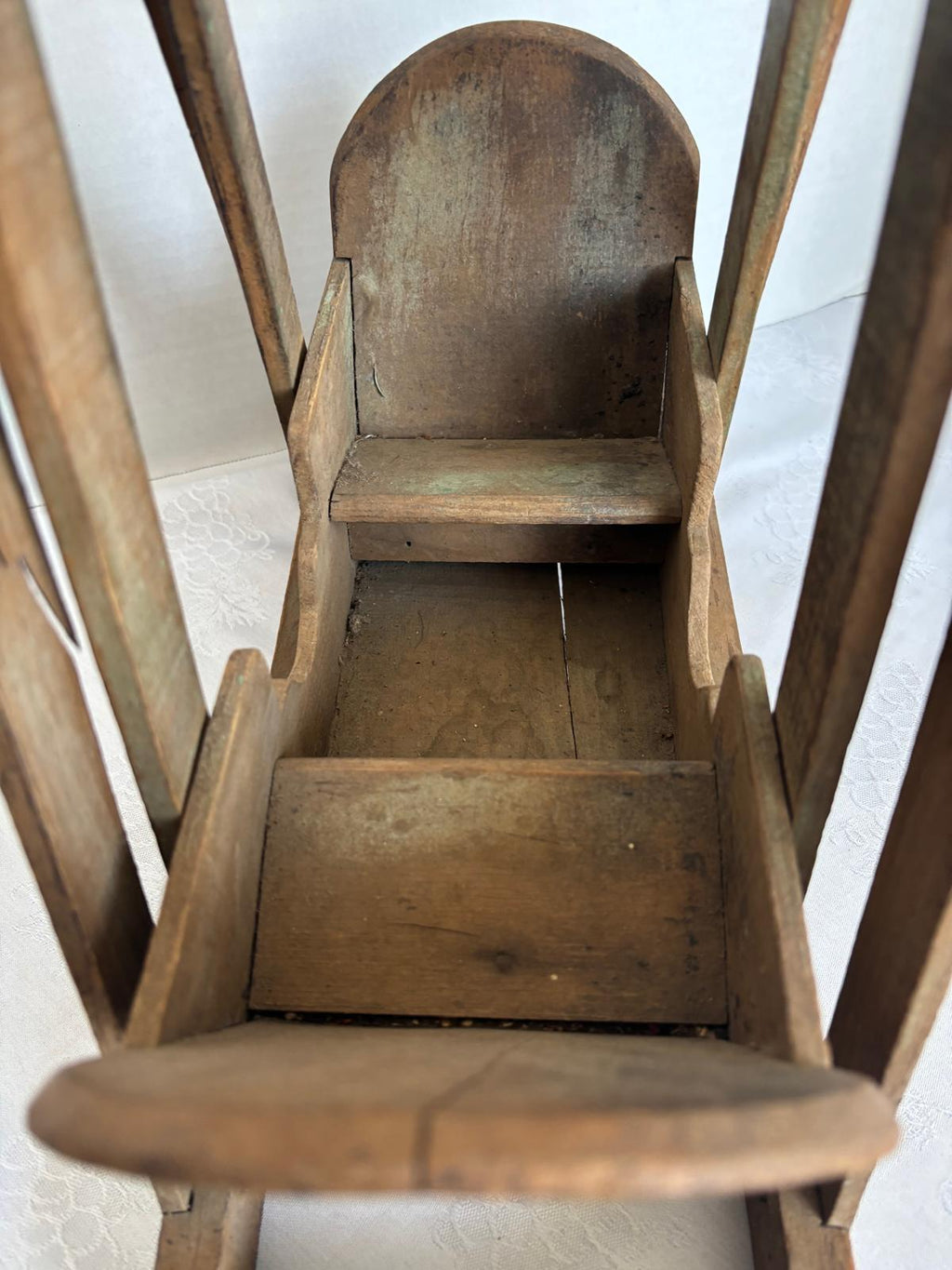 Rare Miniature Salesman’s Sample Freestanding Porch or Yard Swing