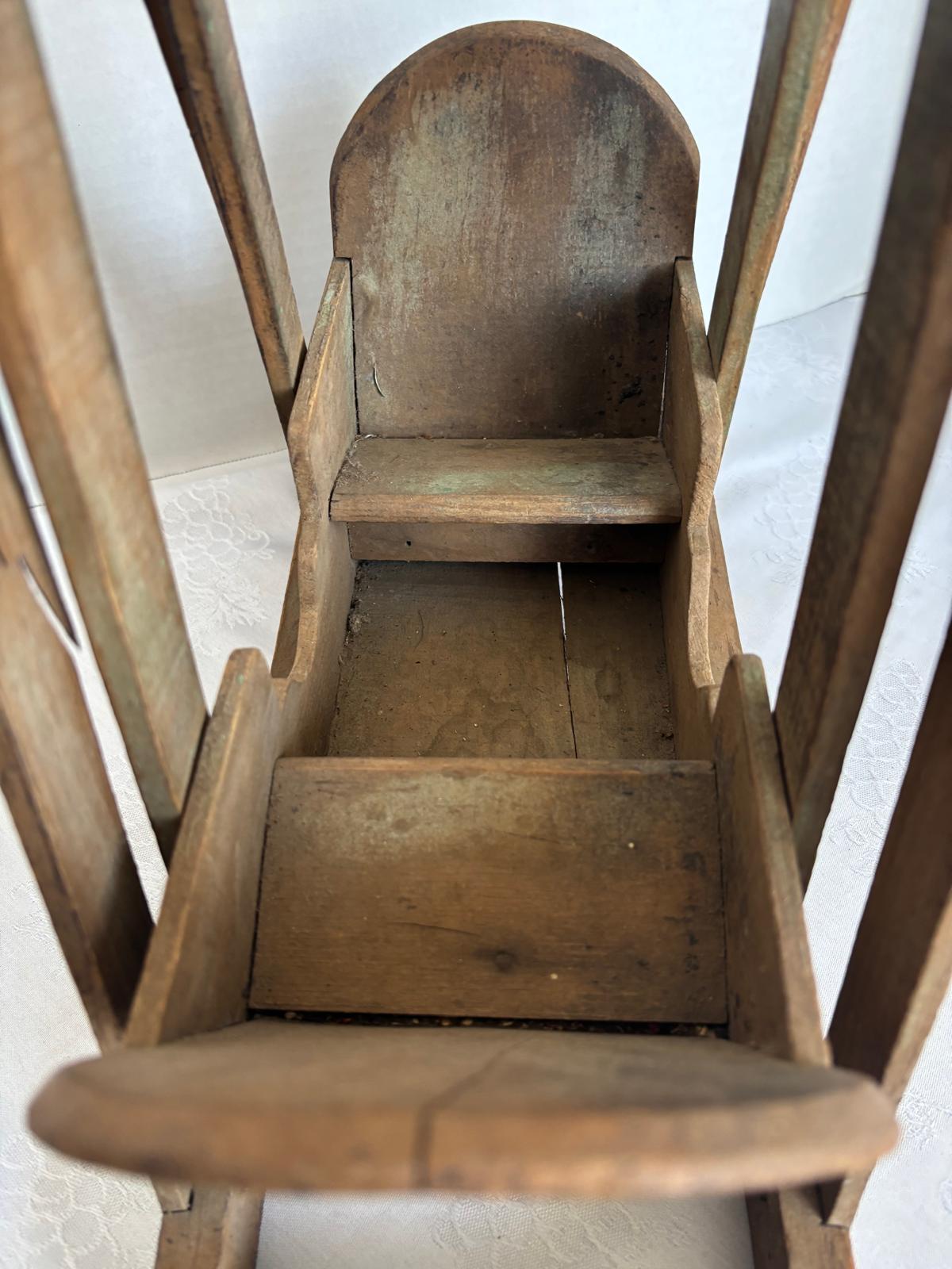 Rare Miniature Salesman’s Sample Freestanding Porch or Yard Swing