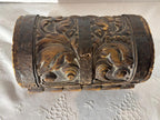 Carved Casket-Form Box, Precisely Dated February 10, 1834