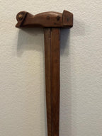 American Folk-Carved Bird-Form Walking Stick, mid–late 19th century