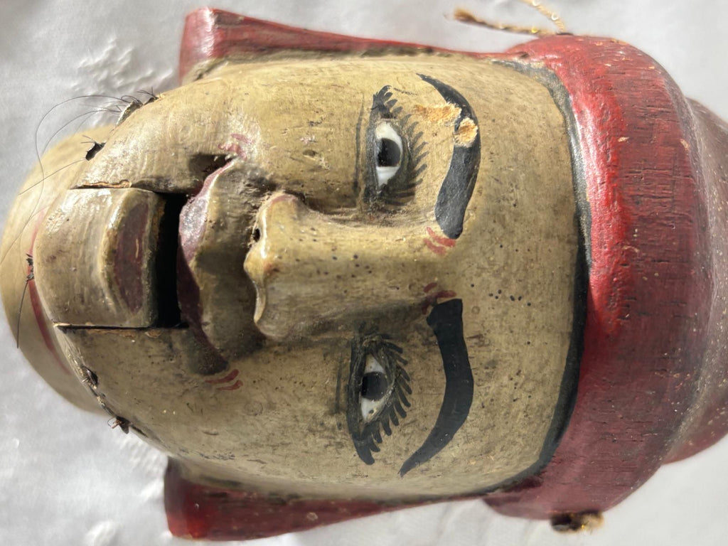 Asian Puppet Head with Articulated Mouth, late 19th century (circa 1880–1900).