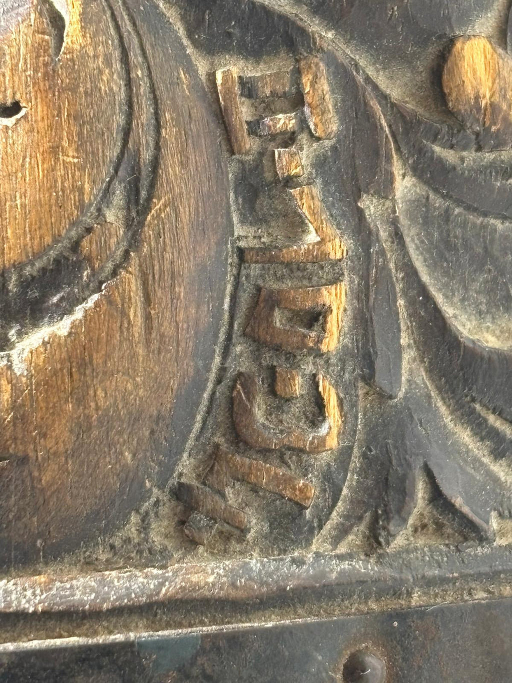 Carved Casket-Form Box, Precisely Dated February 10, 1834