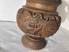 Carved Hardwood Lidded Vessel, China (Canton Export Market), Late Qing Dynasty, c. 1870–1900